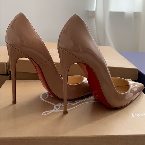 Nude Christian Louboutins - So Kate